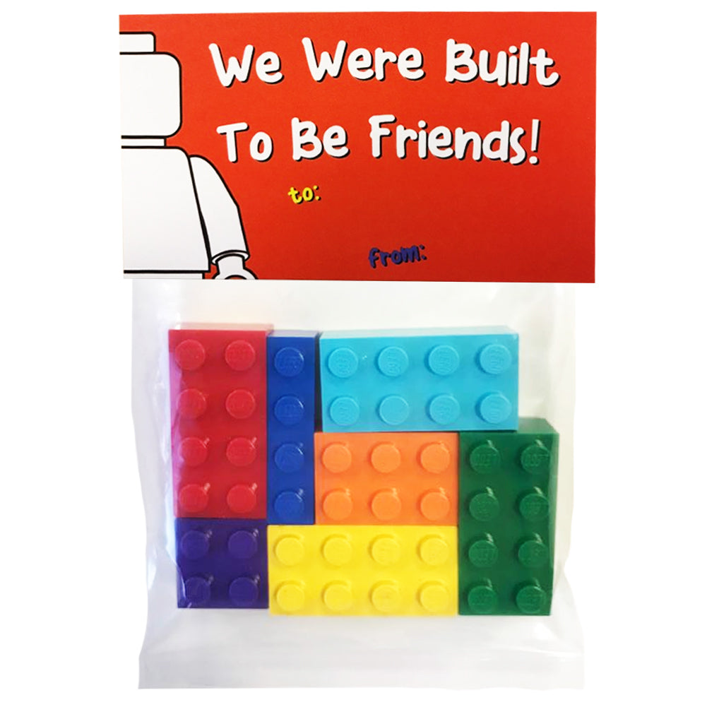 LEGO Valentines "We Were Built to be Friends!" 10 Pack