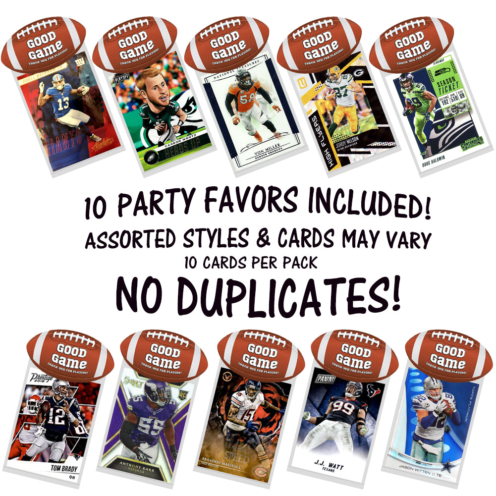 Good Game Football Party Favors