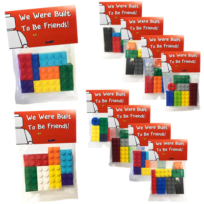 LEGO Valentines "We Were Built to be Friends!" 10 Pack